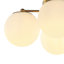 Plafonnier semi-encastré 18 po 4 lumières Illeana
