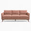 Tissu Gian | Tissu uni en velours brillant | Couleur mauve-92658925