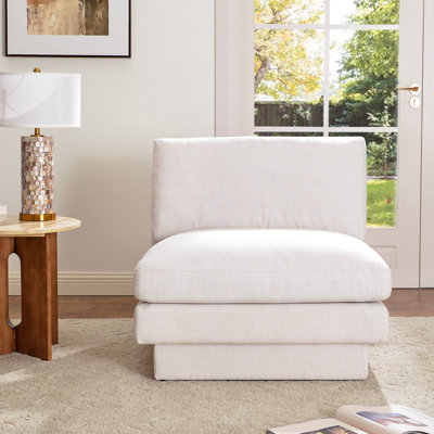 Fauteuil de chambre rembourré 34 po