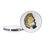 Golden Rabbit Enamelware Oyster 5.75" Appetizer Plates, Set of 4