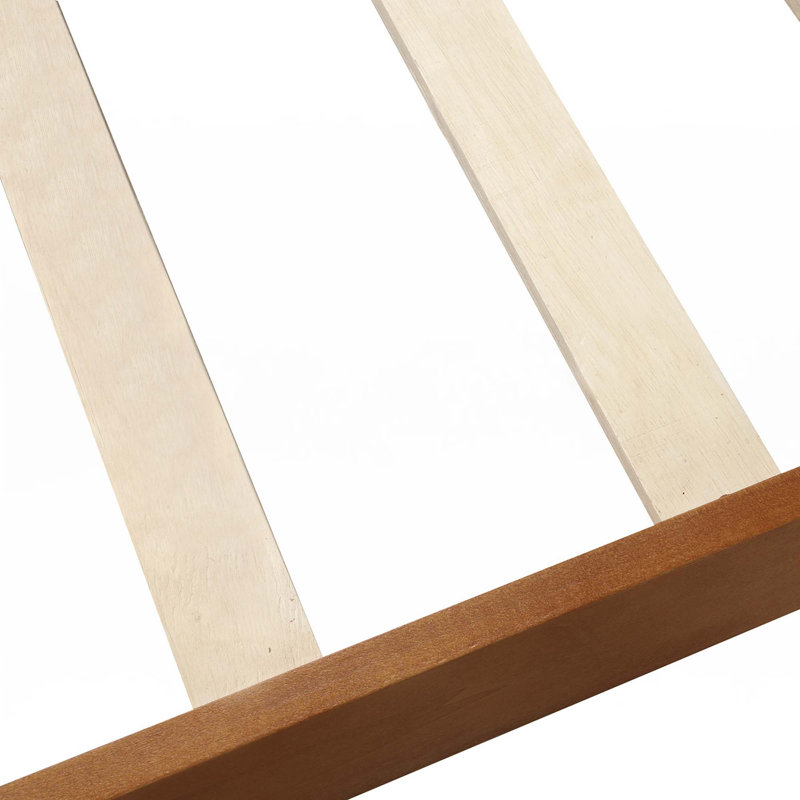 Structure de lit simple Wood, Chêne