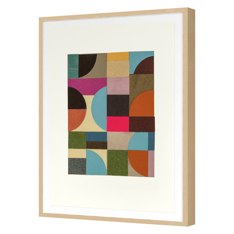 The Blue Quarter Print by Burgess, Andy, Maple Single Picture Framed, 36'' H x 26'' W