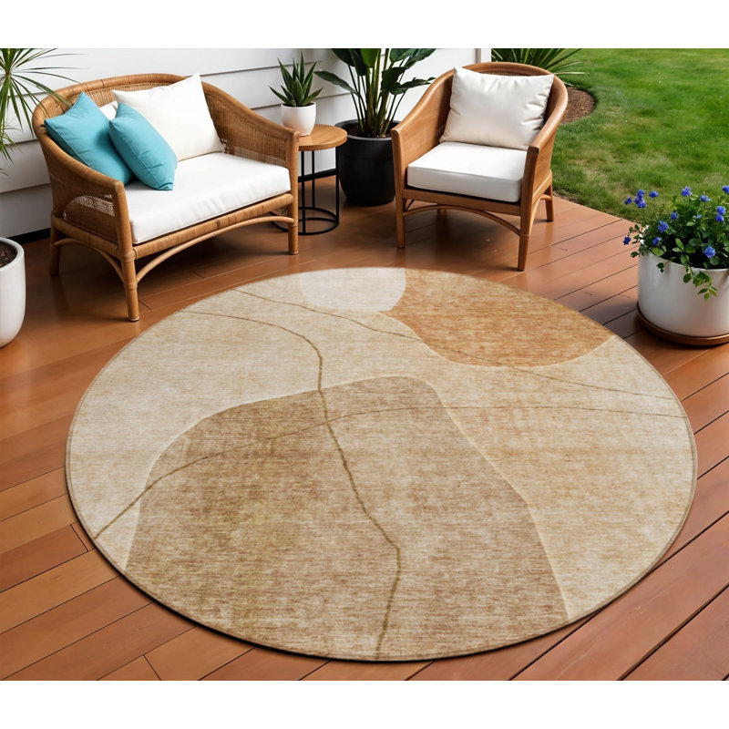 Tapis rond 8 po