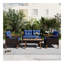 Mobilier de jardin 4 pièces GO, ensemble de sièges de patio, ensemble de canapé d'extérieur en rotin PE, table et pieds en bois, brun-1207821611