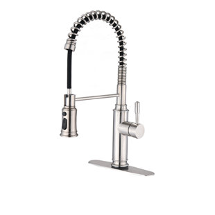 Robinet de cuisine rétractable à poignée simple