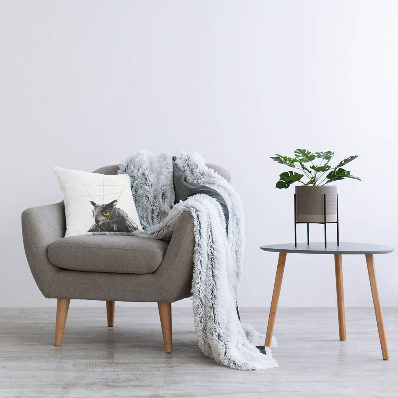 Polyester Throw Square Pillow Cover & Insert