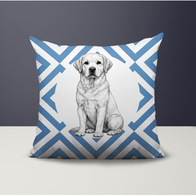 Labrador Retriever Indoor/Outdoor Reversible Pillow