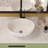 16 x13”Ceramic Oval Vessel Bathroom Sink