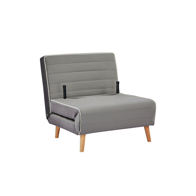 Canapé-lit moderne de style moderne pour l'intérieur, ensemble de canapé-lit pliable moderne avec dossier réglable à 3 positions, se convertissant rapidement en lits simples, y compris des oreillers pour économiser de l'espace