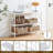 Console Table,Multifunctional Sofa Side Table with Shelves,Behind Couch TV Tables