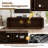 4-piece Living Room Furniture Set--63" Buffet Sideboard Cabinet, 31.5" Accent Cabinet, 31.5" Square Lift Top Coffee Table, 67" Fluted Tv Stand & Sideboard, Brown-881573983