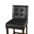 Upholstered Counter Stool with Solid Wood Frame-1634298967
