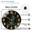 Horloge murale en verre Glowing