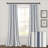 Cotton Blend Semi Sheer Curtain Pair-71502495-71502497