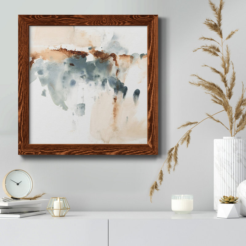 Oxide II - Cadre photo sur toile, H 31,5 po x l 31,5 po x P 1,5 po, Érable