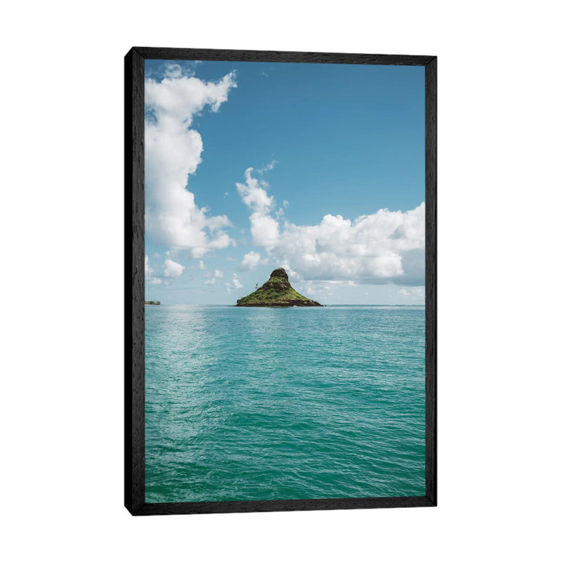 Mokoli'i 1 Piece Wall Art on Canvas, 101.6cm H x 66.04cm W x 3.81cm D, Black Framed