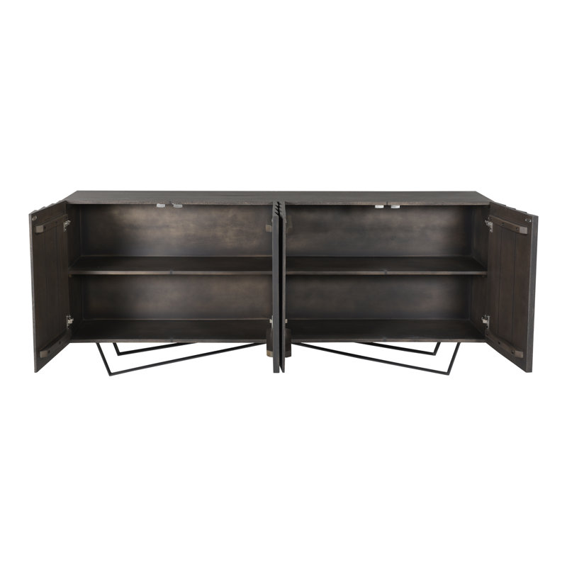 Buffet en bois de manguier massif Gaige