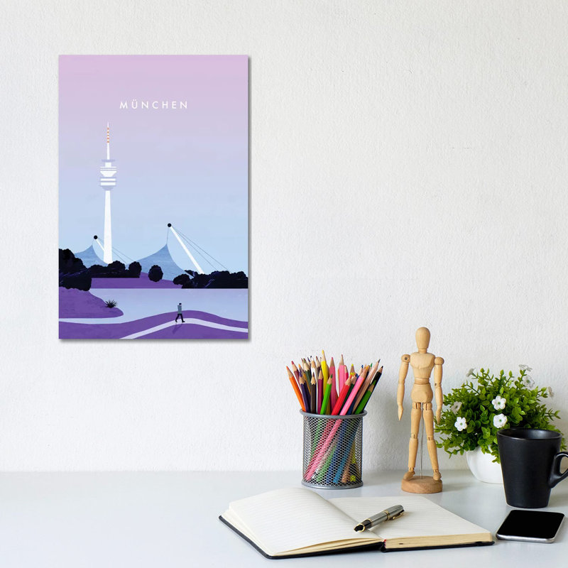 München by Katinka Reinke - Wrapped Canvas Print, 20.32 cm H x 30.48 cm W