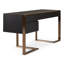 Bureau Faune wengé et or rose