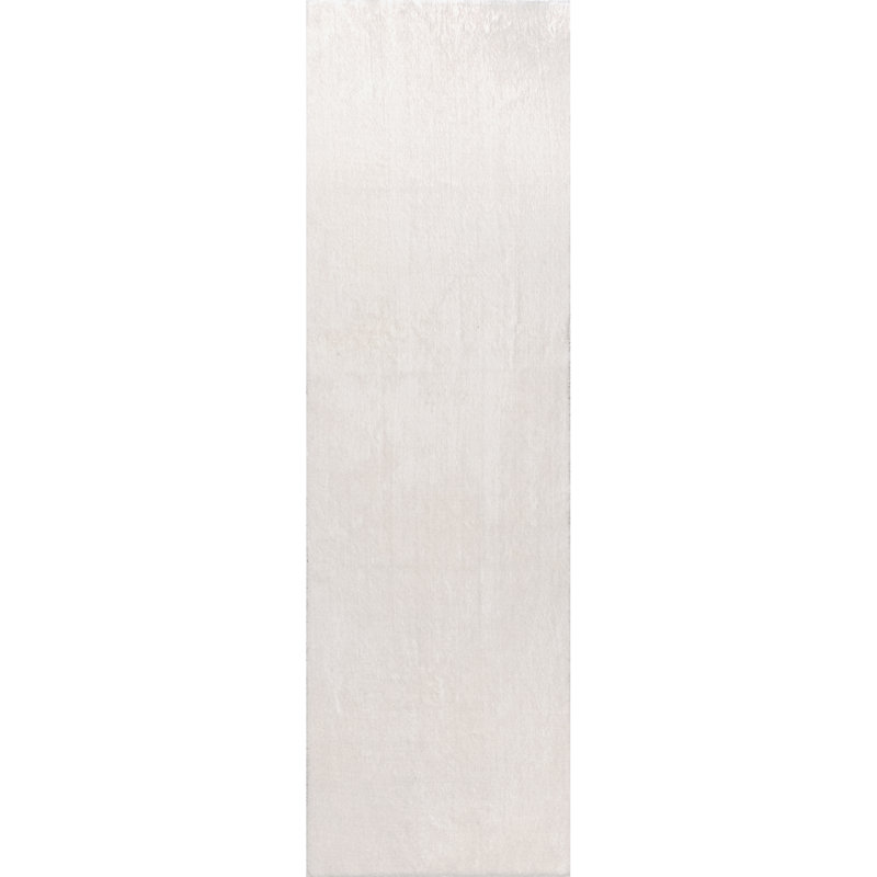 Alvina Solid Machine Washable Runner Shag Rug for Living Room Bedroom Dining Room Nursery Entryway Hallway, Runner 2'6" x 6'