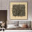 Abstract Line Dense Crosshatch Pattern Illustrations Extra Large Framed Wall Art Print Decor (Framed Assembly Required)-105075914