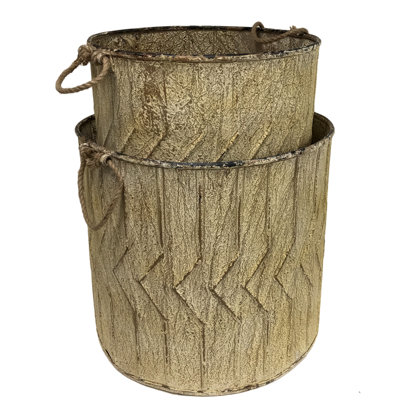 Omari Handmade Metal Pot Planter