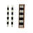 Unscented Taper Candles with Stripes in Box
