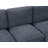 84" Upholstered L Shape Sofa With USB Ports-1782697374
