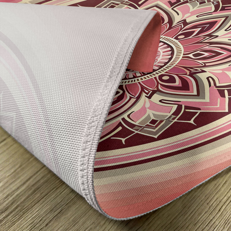 Ensemble de 4 napperons roses Ambesonne Boho Manadala