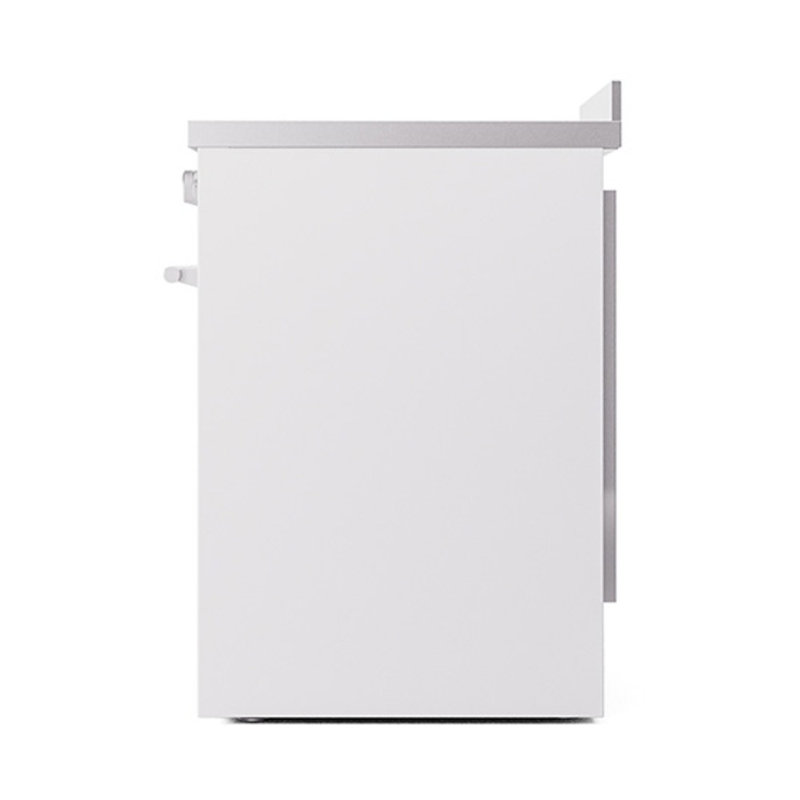 ILVE Professional Plus II 30 in Induction Range, White/Stainless Steel