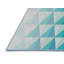 Tapis vert clair/gris/beige à motifs-416574618