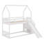 Lit superposé avec glissière convertible House, escalier de rangement pouvant être placé à gauche ou à droite-249447754