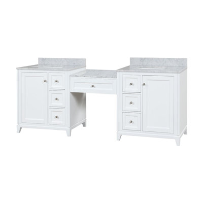 Ensemble de meuble-lavabo double 84 po Atwell