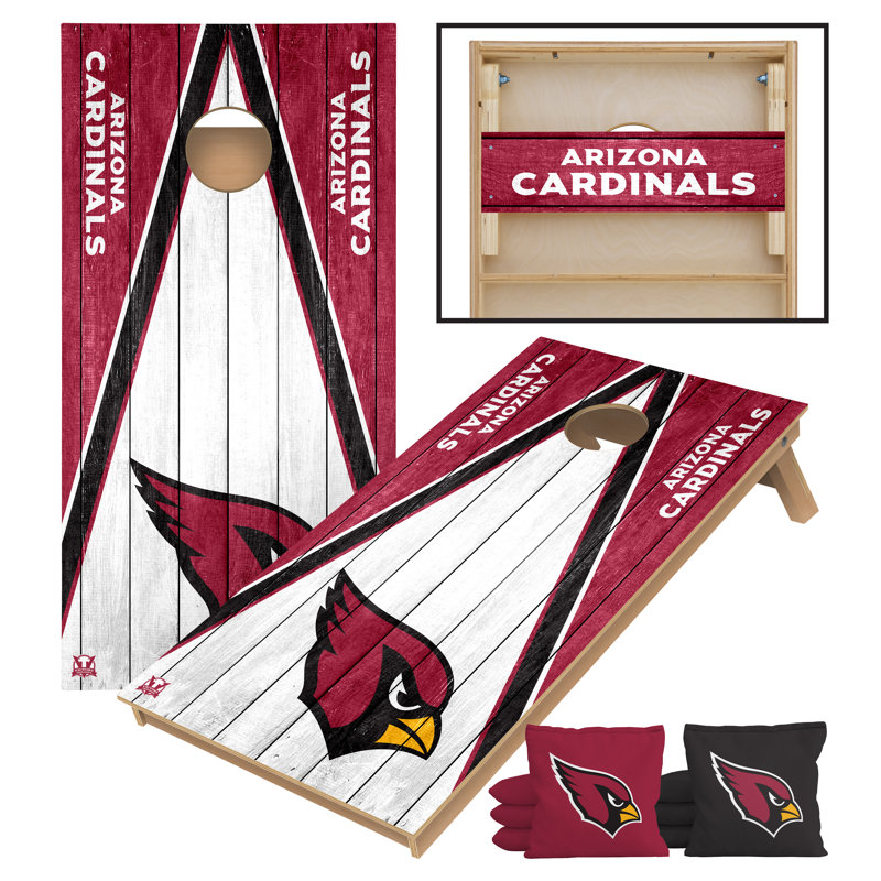Victory Tailgate Baltimore Ravens | 2x4 Tournament Cornhole Set, Arizona Cardinals, Red/White