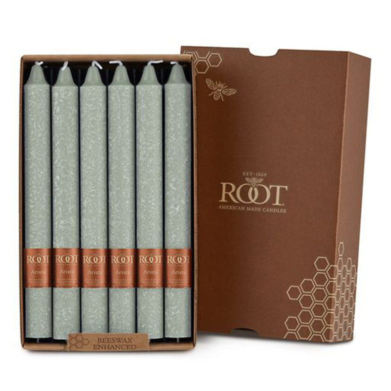 Bougie Timberline Arista, H 9 po x l 0,88 po x P 0,88 po, Vert sauge