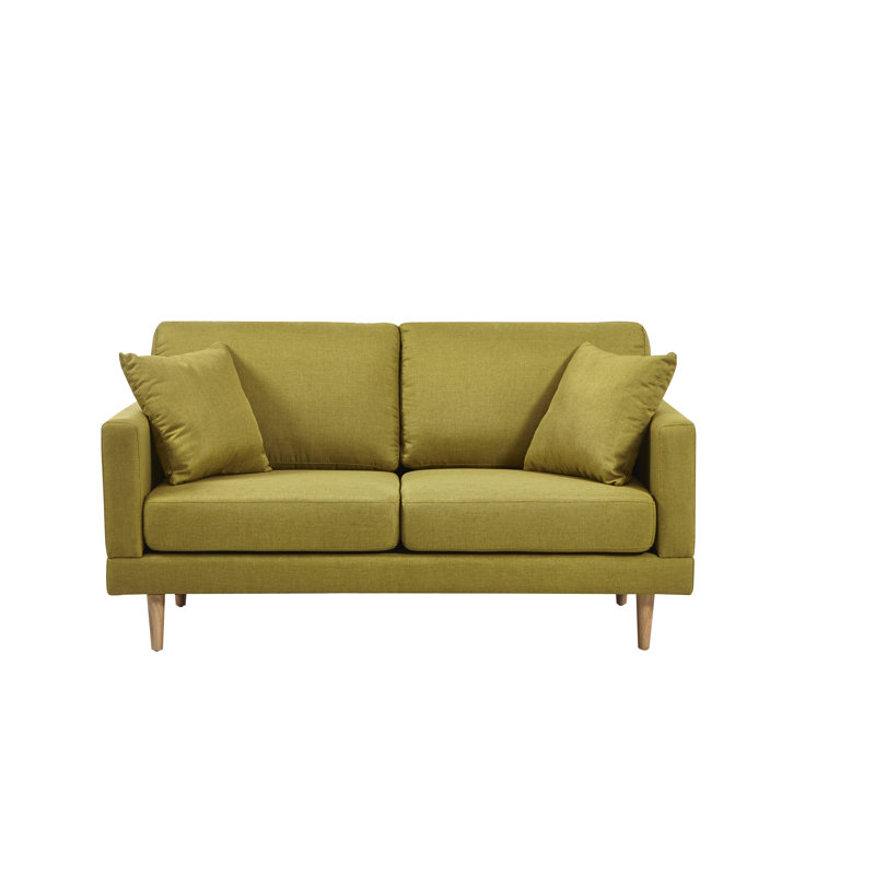 Cainon Upholstered 59'' Loveseat, Beige