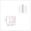 Commode, 3 tiroirs, 1 tablette