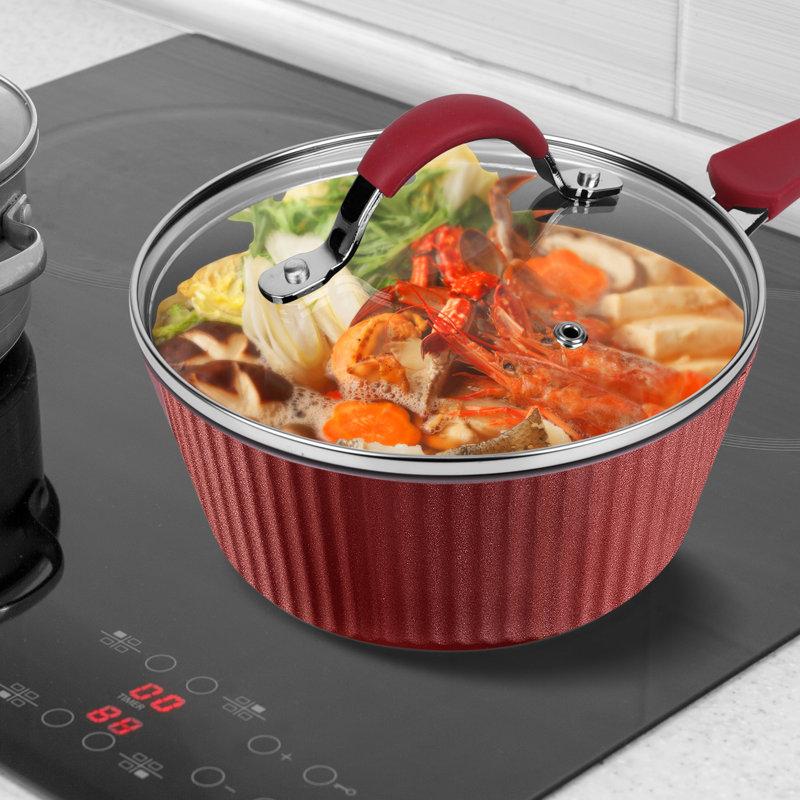 1.7 Quarts Non-Stick Ceramic Saucepan