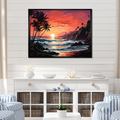 «Allivia Beach Tropical Vibes XV», reproduction sur toile