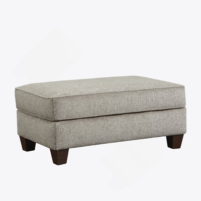 Platinum Fabric Cocktail Ottoman