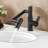 Bathroom Sink Faucet With Spray Function And Temperature Display