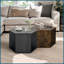 23.62'' Hexagonal Coffee Table - Burmese Sumac MDF with Open Storage, Space-Saving &amp; Easy Assembly for Living Room-1070423447