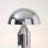 Venus 14 In. Dimmable LED Modern Dome Shade Table Lamp in Silver Chrome Finish-132718532