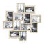Cadres 4 po x 6 po, ensemble de 12 cadres photo pour la décoration murale, cadre photo, ensemble de cadres multiples avec façade en verre, assemblage requis, beige naturel