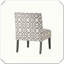 Élégante chaise d'appoint pour la décoration du salon