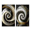 «Abstract Modern Swirl», 2 pièces sur toile-299003054-299003051