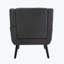 Chaise d'appoint avec pieds noirs pour la maison d'intérieur-686435