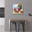 Art mural en verre Winston Porter «Wine & Music» par Ronald West-2019361519