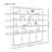 French Retro Ironwork Multi-layer Display Cabinet