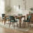 Upholstered Wood Legs Dining Chairs-507314365